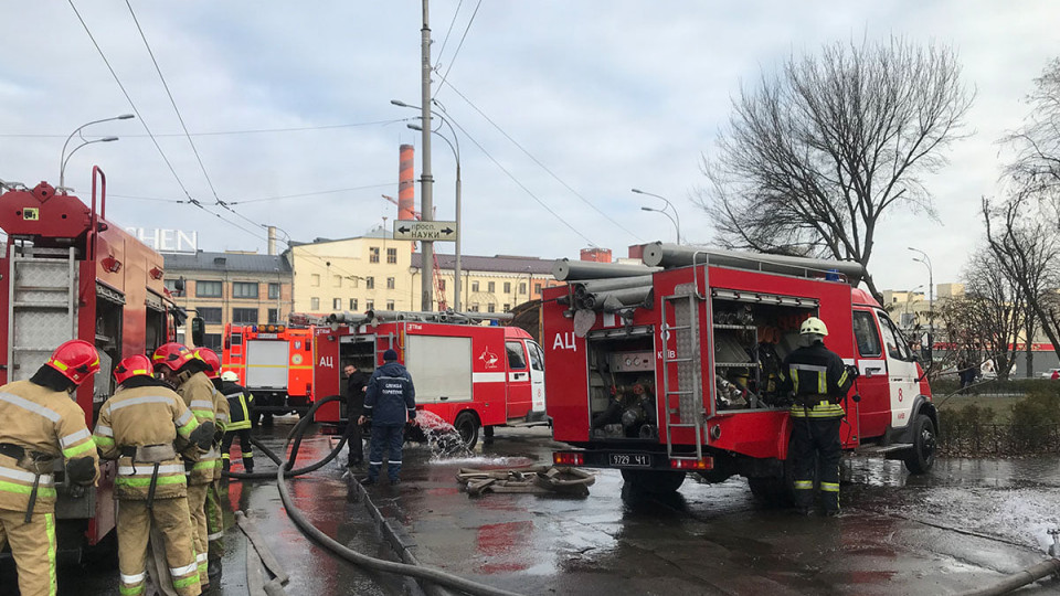 В Киеве горело запрещенное игровое заведение