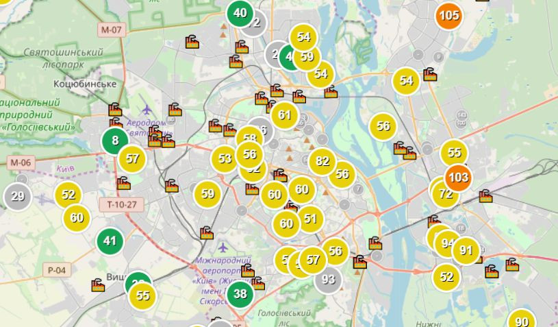 Стало известно, как карантин повлиял на уровень загрязнения воздуха в Киеве