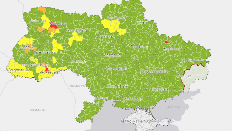 В красную карантинную зону попали новые города