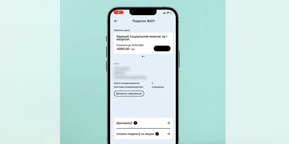 ФОПи 1-3 групи можуть подати річну декларацію у додатку Дія