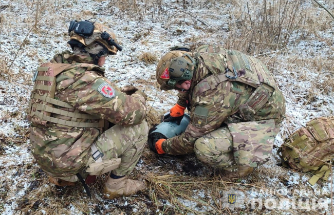 На Сумщине взрывотехники обезвредили боевую часть российского БпЛА, фото