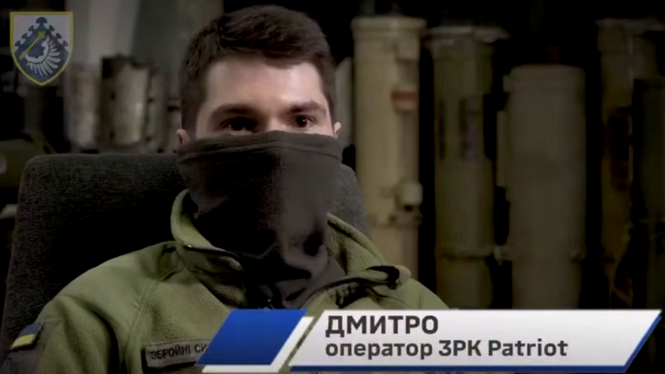 Повітряні сили опублікували відео з бійцем, який першим в історії знищив російський «Кинджал» над Києвом