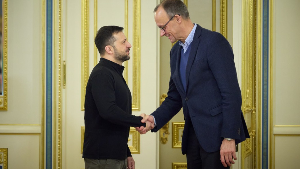 Зеленський привітав Фрідріха Мерца з обранням канцлером Німеччини