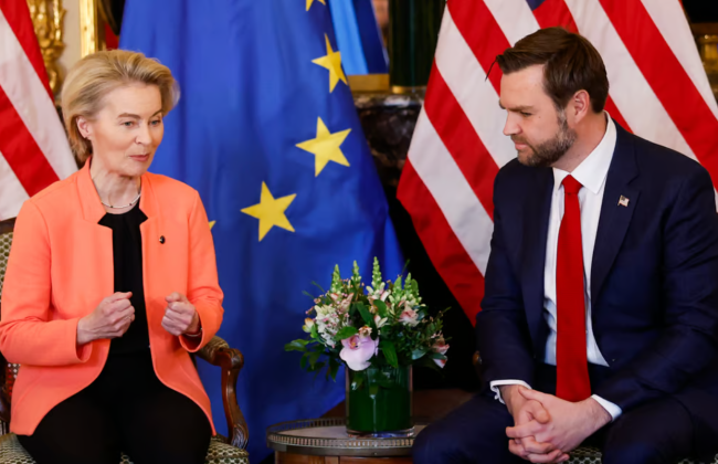 Я не зустрінуся з Трампом, доки ми не проведемо «конкретні» торговельні переговори – Урсула фон дер Ляєн