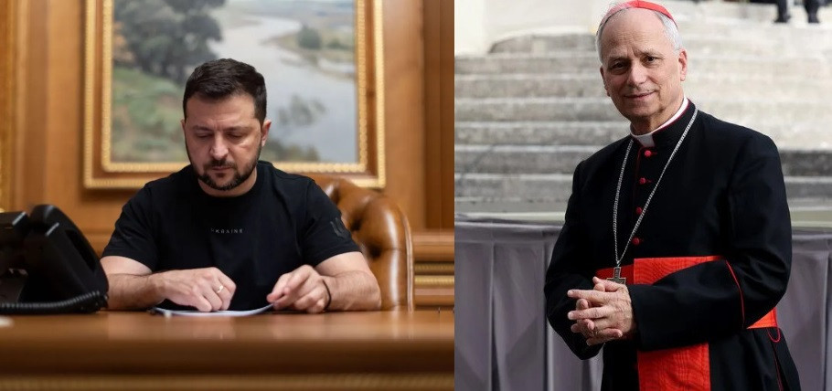 Зеленский впервые поговорил с Папой Римским Львом XIV и пригласил его в Украину