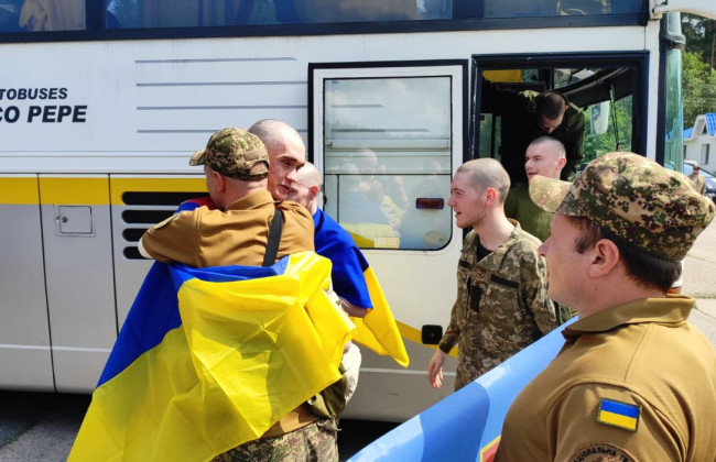 Украина вернула из плена военных ВСУ, ГПСУ, Нацгвардии и ТрО, пленных еще в 2022-м