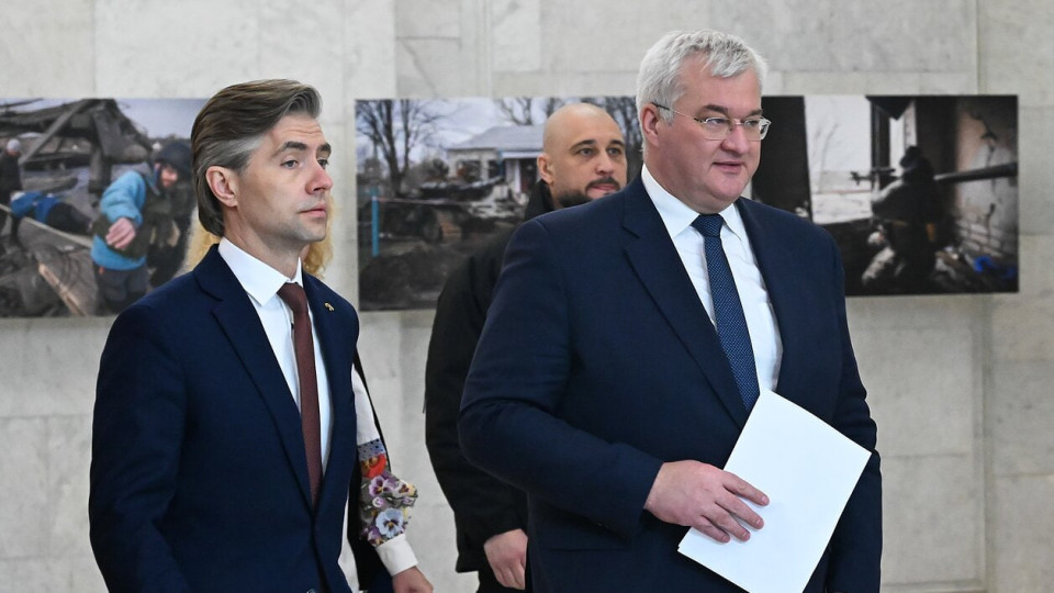 «Ехал из-за шквала ракет и дронов», – глава МИД Литвы Будрис прибыл в Киев