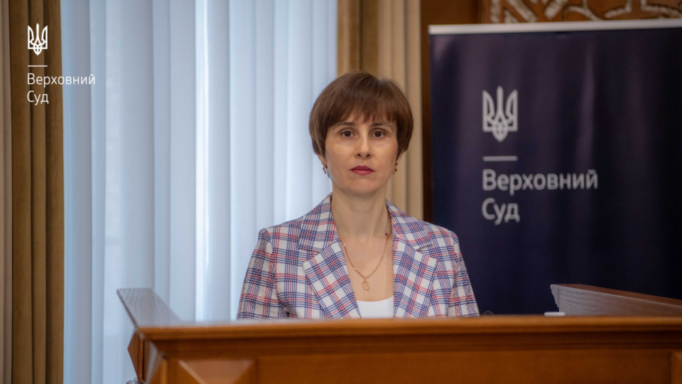 Заместитель председателя КУС ВС Наталья Антонюк представила актуальную практику в уголовных производствах по коррупционным правонарушениям за 2024-2025 годы