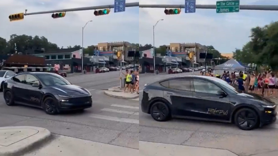 Tesla тестирует на улицах первое роботакси — без водителя за рулем, видео