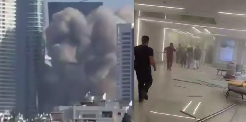 Иран атаковал одну из крупнейших больниц в Израиле, видео