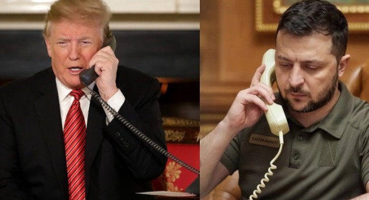 Трамп зараз проводить телефонну розмову із Зеленським — Білий дім