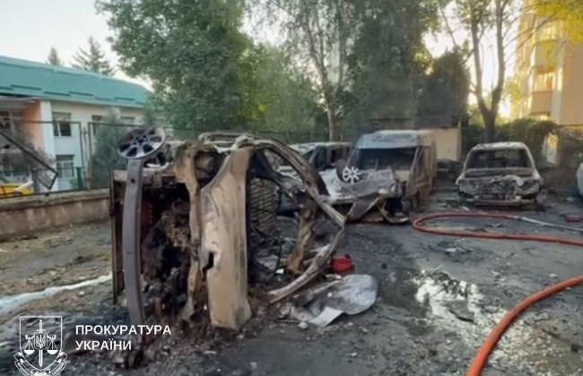 Киев после ночи напоминает кадры из фильма ужасов – фото последствий атаки
