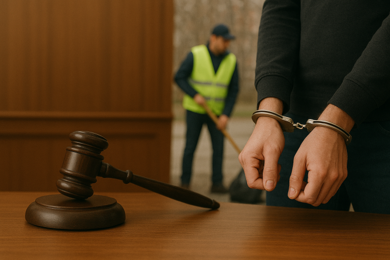 На Закарпатті суд призначив реальне покарання за ухилення від громадянських робіт