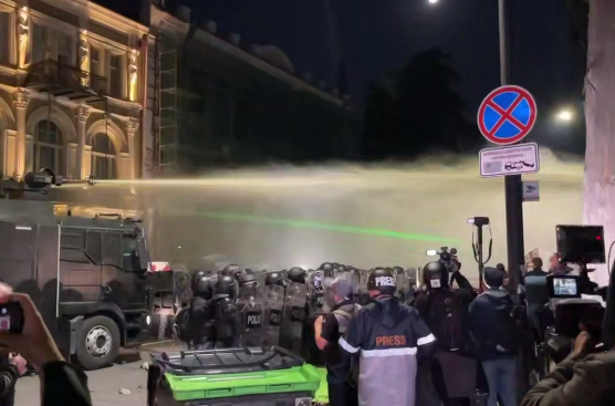 В Тбилиси вспыхнули массовые протесты: митингующие штурмуют президентский дворец, видео