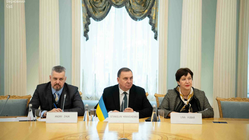 Голова Верховного Суду Станіслав Кравченко провів зустріч із представниками Вищої ради магістратури Франції щодо партнерства у сфері правосуддя