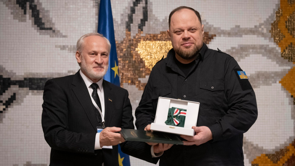 Руслан Стефанчук получил орден «Рыцарь чести» от Чеченской Республики Ичкерия