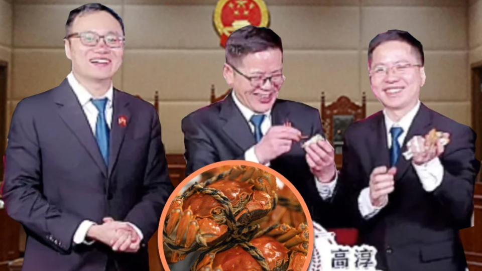 В Китае судьи провели онлайн-продажу крабов, чтобы помочь семье погасить долг